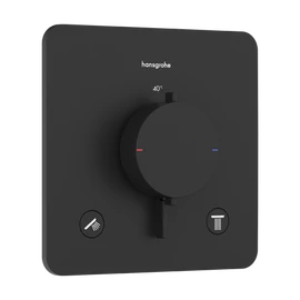 Hansgrohe Ecostat Comfort Q Falsík alatti termosztát, 2 funkciós Matt Fekete 33713670 Hansgrohe Ecostat Comfort Q Falsík alatti termosztát, 2 funkciós Matt Fekete 33713670