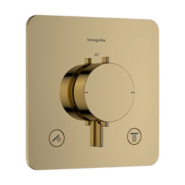 Hansgrohe Ecostat Comfort Q Falsík alatti termosztát, 2 funkciós Polírozott Arany Hatású 33713990 Hansgrohe Ecostat Comfort Q Falsík alatti termosztát, 2 funkciós Polírozott Arany Hatású 33713990