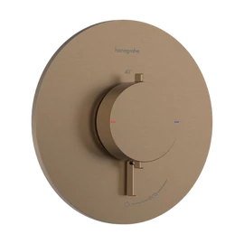 Hansgrohe Ecostat Comfort S Falsík alatti termosztát, 1 funkciós Szálcsiszolt Bronz 33714140