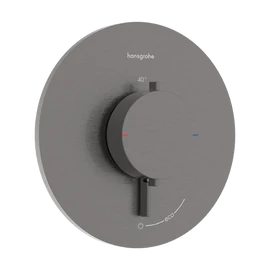 Hansgrohe Ecostat Comfort S Falsík alatti termosztát, 1 funkciós Szálcsiszolt Fekete Króm 33714340