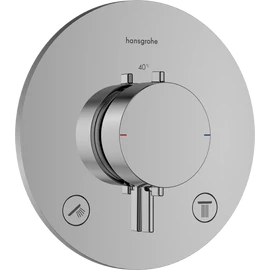Hansgrohe Ecostat Comfort S Termosztát falsík alatti telepítéshez, 2 funkcióos Króm 33715000 Hansgrohe Ecostat Comfort S Termosztát falsík alatti telepítéshez, 2 funkcióos Króm 33715000
