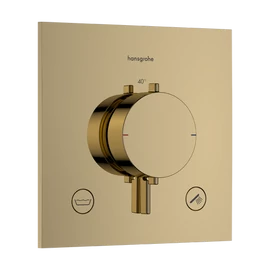 Hansgrohe Ecostat Comfort E Termosztát falsík alatti telepítéshez, 2 funkciós, beépített biztonsági funkcióval EN1717 Polírozott Arany Hatású 33716990 Hansgrohe Ecostat Comfort E Termosztát falsík alatti telepítéshez, 2 funkciós, beépített biztonsági funkcióval EN1717 Polírozott Arany Hatású 33716990