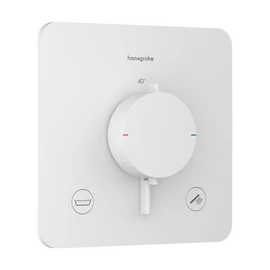 Hansgrohe Ecostat Comfort Q Falsík alatti termosztát, 2 funkciós, beépített biztonsági kombinációval EN1717 Matt Fehér 33717700 Hansgrohe Ecostat Comfort Q Falsík alatti termosztát, 2 funkciós, beépített biztonsági kombinációval EN1717 Matt Fehér 33717700