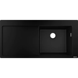 Hansgrohe S514-F450 beépített mosogató 450 mosogatótálcával grafitfekete 43314170