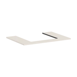 Hansgrohe Xilesa E Pultlap 780/550, középkivágással, ráültetett mosdótálhoz Matt Homokszín 54269780