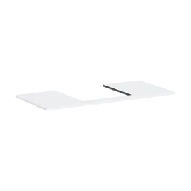 Hansgrohe Xilesa E Pultlap 1180/550, középkivágással, ráültetett mosdótálhoz Matt Fehér 54271700