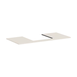 Hansgrohe Xilesa E Pultlap 1180/550, középkivágással, ráültetett mosdótálhoz Matt Homokszín 54271780