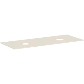 Hansgrohe Xevolos E Pultlap 1370/550 dupla kivágással, csapfurat nélküli, ráültetett mosdótálakhoz Matt Homokszín 54332780