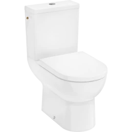 Hansgrohe GladeLake S Monoblokkos WC 640, többszörös kimenettel, AquaChannel Flush, WC-tartállyal, és SoftClose és QuickRelease WC-ülőkével Fehér 60313450