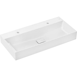Hansgrohe Xevolos E Pultra ültetett mosdótál 1000/480, két csapfurattal, túlfolyó nélkül, SmartClean, Fehér 61111450 Hansgrohe Xevolos E Pultra ültetett mosdótál 1000/480, két csapfurattal, túlfolyó nélkül, SmartClean, Fehér 61111450