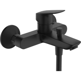 Hansgrohe Logis Egykaros kádcsaptelep, falsíkon kívüli, kétféle átfolyási mennyiséggel, Matt Fekete 71401670 Hansgrohe Logis Egykaros kádcsaptelep, falsíkon kívüli, kétféle átfolyási mennyiséggel, Matt Fekete 71401670