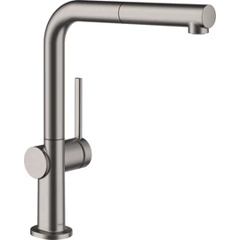 Hansgrohe Talis M54 Egykaros konyhai csaptelep 270, Szálcsiszolt Fekete Króm 72809340 Hansgrohe Talis M54 Egykaros konyhai csaptelep 270, Szálcsiszolt Fekete Króm 72809340