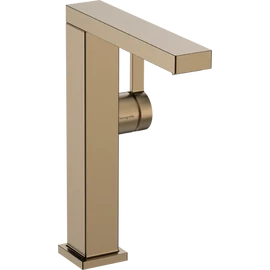 Hansgrohe Tecturis E Egykaros mosdócsaptelep 210 Fine, Hideginítású, elforgatható kifolyóval és push-open lefolyógarnitúrával, Szálcsiszolt Bronz 73063140