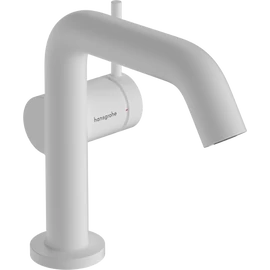Hansgrohe Tecturis S Egykaros mosdócsaptelep 110 Fine, Hideginítású, push-open lefolyógarnitúrával, Matt Fehér 73322700