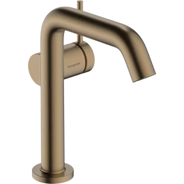 Hansgrohe Tecturis S Egykaros mosdócsaptelep 150 Fine, Hidegindítású - CoolStart, push-open lefolyógarnitúrával, Szálcsiszolt Bronz 73342140
