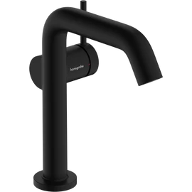 Hansgrohe Tecturis S Egykaros mosdócsaptelep 150 Fine, Hideginítású, push-open lefolyógarnitúrával, Matt Fekete 73342670