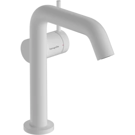 Hansgrohe Tecturis S Egykaros mosdócsaptelep 150 Fine, Hideginítású, push-open lefolyógarnitúrával, Matt Fehér 73342700
