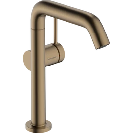 Hansgrohe Tecturis S Egykaros mosdócsaptelep 210 Fine, Hidegindítású - CoolStart, elforgatható kifolyóval és push-open lefolyógarnitúrával, Szálcsiszolt Bronz 73364140