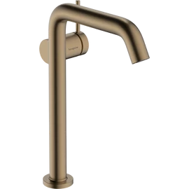 Hansgrohe Tecturis S Egykaros mosdócsaptelep 240 Fine, Hidegindítású - CoolStart, mosdótálakhoz, push-open lefolyógarnitúrával, Szálcsiszolt Bronz 73373140