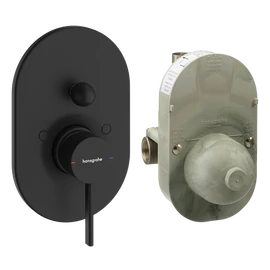 Hansgrohe Zesis S Egykaros kádcsaptelep szett, falsík alatti Matt Fekete 74418670 Hansgrohe Zesis S Egykaros kádcsaptelep szett, falsík alatti Matt Fekete 74418670