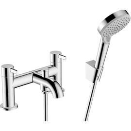 Hansgrohe Zesis S 2-lyukú kádperemre szerelhető csaptelep, váltószeleppel és Vernis Blend kézizuhannyal Vario Króm 74424000