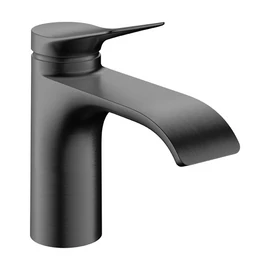 Hansgrohe Vivenis Egykaros mosdócsaptelep 80, CoolStart, lefolyógarnitúra nélkül Szálcsiszolt Fekete Króm 75015340