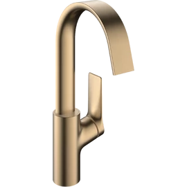 Hansgrohe Vivenis Egykaros mosdócsaptelep 120, elforgatható kifolyóval, lefolyógarnitúra nélkül Szálcsiszolt Bronz 75032140