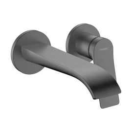 Hansgrohe Vivenis Egykaros mosdócsaptelep falsík alatti telepítéshez, 19,2 cm-es kifolyóval Szálcsiszolt Fekete Króm 75050340