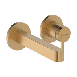 Hansgrohe Finoris Egykaros mosdócsaptelep falsík alatti szereléshez, 16,8 cm-es kifolyóval, Szálcsiszolt Bronz 76051140 Hansgrohe Finoris Egykaros mosdócsaptelep falsík alatti szereléshez, 16,8 cm-es kifolyóval, Szálcsiszolt Bronz 76051140