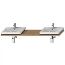JIKA CUBITO mosdópult, 135-220 cm, 2 mosdóhoz kivágással, tölgy H46J4240145191 JIKA CUBITO mosdópult, 135-220 cm, 2 mosdóhoz kivágással, tölgy H46J4240145191