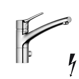 Kludi Trendo mosogató csaptelep multi-csatlakozóval nyílt rendszerű elektromos vízmelegítőhöz 335770575 Kludi Trendo mosogató csaptelep multi-csatlakozóval nyílt rendszerű elektromos vízmelegítőhöz 335770575