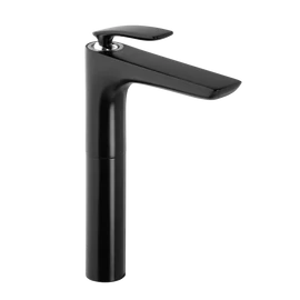 KLUDI Balance egykaros mosdócsap mosdótálhoz, mattfekete/króm 522988775