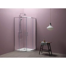 Kolpa-San Eco Quat TKP 90x90 cm negyedköríves zuhanykabin ezüst 538580