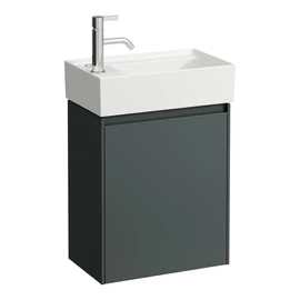 LAUFEN LANI Alsószekrény, 1 ajtóval, ajtózsanér bal oldalon, H815334, H815335 mosdókhoz, Traffic Szürke H4039011122661