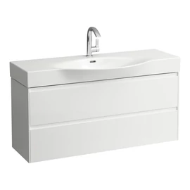 LAUFEN LANI Alsószekrény, 2 fiókkal, H811704 mosdóhoz, Fényes Fehér H4042221122611