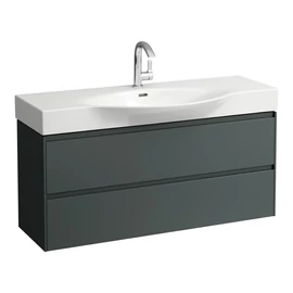 LAUFEN LANI Alsószekrény, 2 fiókkal, H811704 mosdóhoz, Traffic Szürke H4042221122661