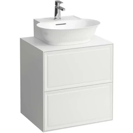 LAUFEN THE NEW CLASSIC Fiók elem 600, 2 fiók, 816852 kézmosóhoz, Matt Fehér H4060040851701