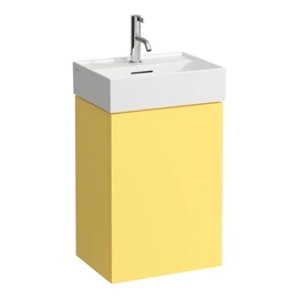 LAUFEN Kartell LAUFEN Alsószekrény a H815330 mosdóhoz, 1 ajtóval, zsanér a bal oldalon, Mustár Sárga H4075030336441