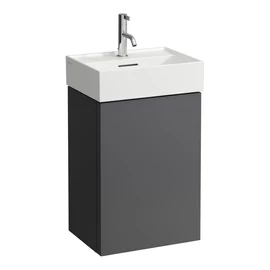 LAUFEN Kartell LAUFEN Alsószekrény a H815330 mosdóhoz, 1 ajtóval, zsanér a jobb oldalon, Pala Szürke H4075040336421