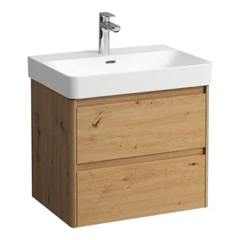 LAUFEN BASE 2.0 Alsószekrény, 2 fiók, PRO S H810964 / PRO X 810864mosdóhoz, Vad Tölgy H4112821082671