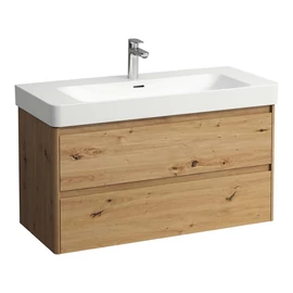 LAUFEN BASE 2.0 Alsószekrény, 2 fiók, PRO S H813966 / PRO X 810869 mosdóhoz, Vad Tölgy H4113121082671