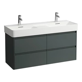LAUFEN BASE 2.0 Alsószekrény, 4 fiók, VAL H814282 mosdóhoz, Szürke H4114241082661