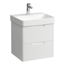 LAUFEN JUNA Alsószekrény, 2 fiók, PRO S H810962 / PRO X 810862 mosdóhoz, Matt Fehér H4114621092601