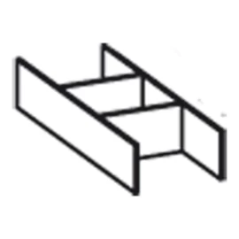 LAUFEN PALOMBA COLLECTION Belső rendező a fiókba, üveg, Átlátszó H4903011800001