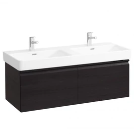 LAUFEN PRO S Alsószekrény 2 fiókkal és egy belső fiókkal, tartalmazza a fiókrendezőt, a H814966 mosdóhoz., Wenge 116X39.5X45 - H4835640964231