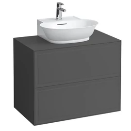 LAUFEN THE NEW CLASSIC Fiók elem 800, 2 fiók, 816852 kézmosóhoz, Traffic Grey 80X60X45.5 - H4060140856271