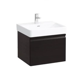 LAUFEN PRO S Alsószekrény és finoman záródó mechanizmussal, 810962 tip. mosdóhoz, 1 fiókkal és belső fiókkal, Wenge 52X39X45 - H4833520964231