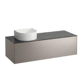 LAUFEN SONAR Fiók elem, 1 fiók, 812340, 812341, 812342, 812343 mosdótálakhoz, bal oldali kivágással, Titán és Nero Marquina 117.5X34X45.5 - H4054220341421 LAUFEN SONAR Fiók elem, 1 fiók, 812340, 812341, 812342, 812343 mosdótálakhoz, bal oldali kivágással, Titán és Nero Marquina 117.5X34X45.5 - H4054220341421