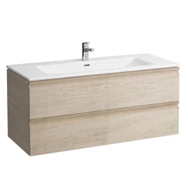 LAUFEN PRO S Mosdó és alsószekrény kombináció, két fiókkal, Fényes tölgy 120X46X50 - H8609674791041 LAUFEN PRO S Mosdó és alsószekrény kombináció, két fiókkal, Fényes tölgy 120X46X50 - H8609674791041