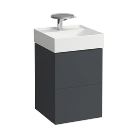 LAUFEN KARTELL BY LAUFEN Alsószekrény két fiókkal, fiókelosztóval, 815331 kézmosóhoz, Pala szürke 44X60X45 - H4075080336421 LAUFEN KARTELL BY LAUFEN Alsószekrény két fiókkal, fiókelosztóval, 815331 kézmosóhoz, Pala szürke 44X60X45 - H4075080336421